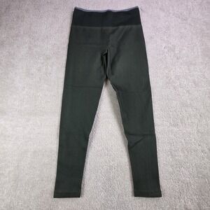 Outdoor Voices High Waisted Seamless Ribbed Ankle Leggings M‎ Green